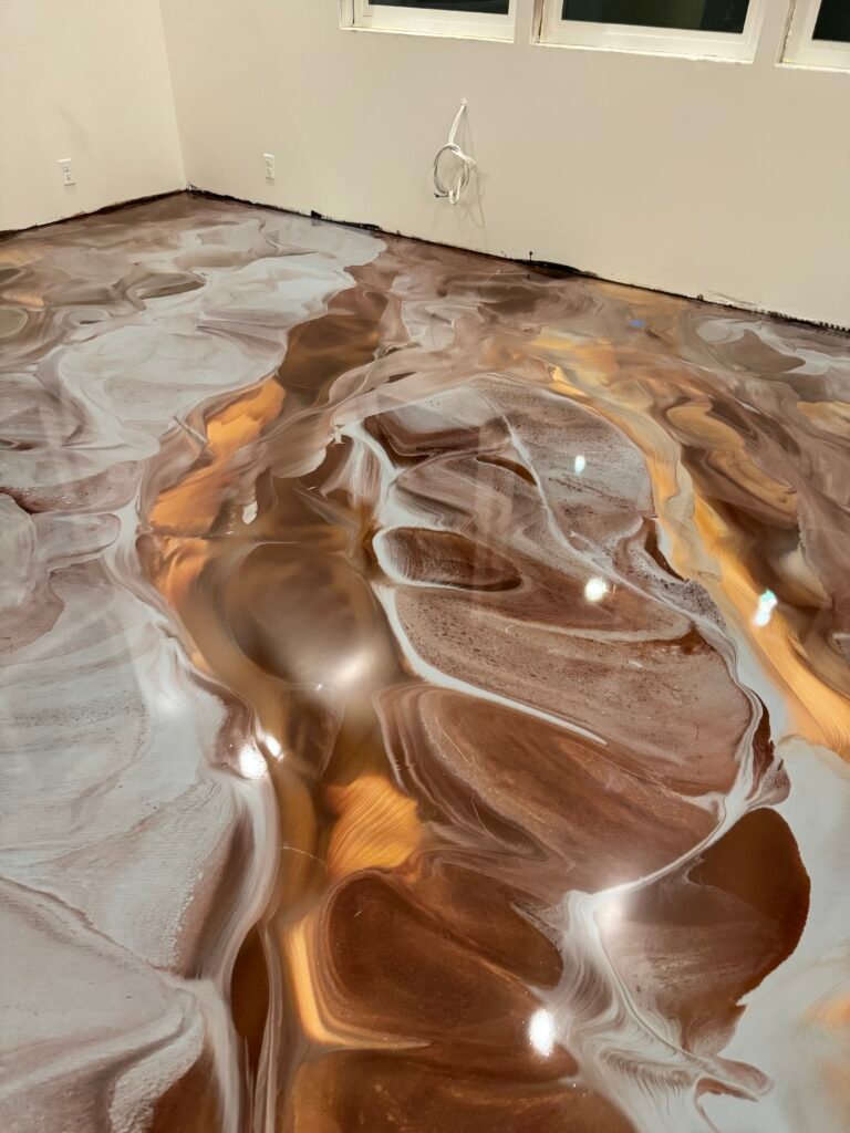 Metallic Epoxy Floor – Snohomish