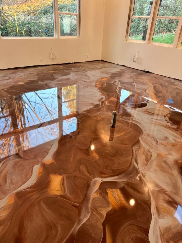 Metallic Epoxy Floor – Snohomish