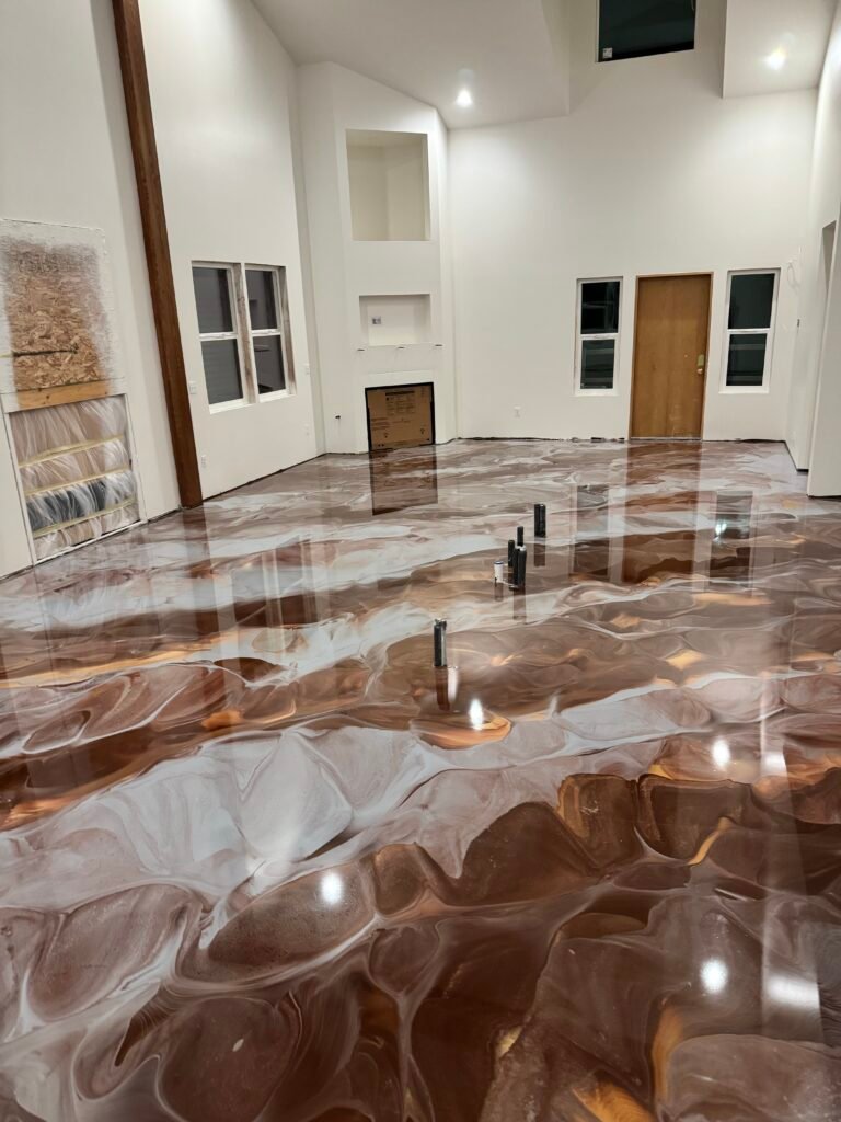 Metallic Epoxy Floor – Snohomish