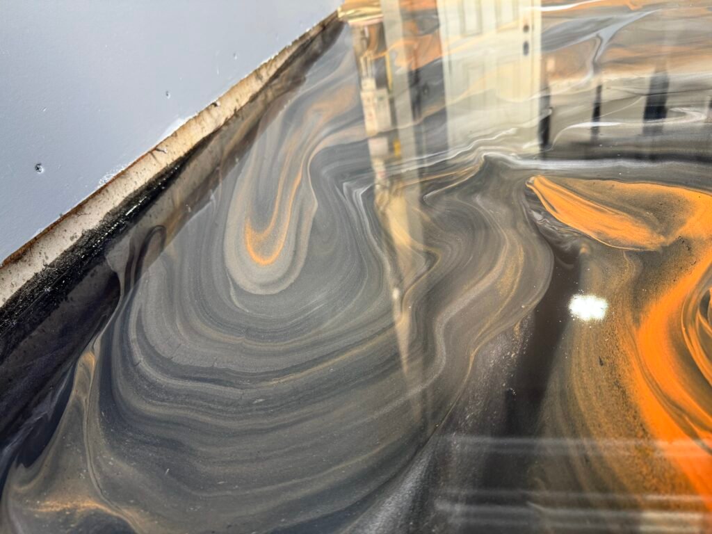 Metallic Epoxy Floor – Lake Stevens
