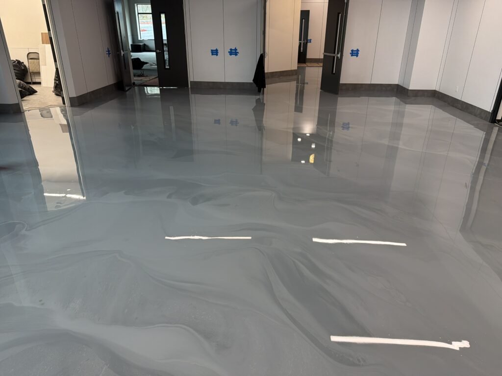 Metallic Epoxy Floor – Lake Stevens