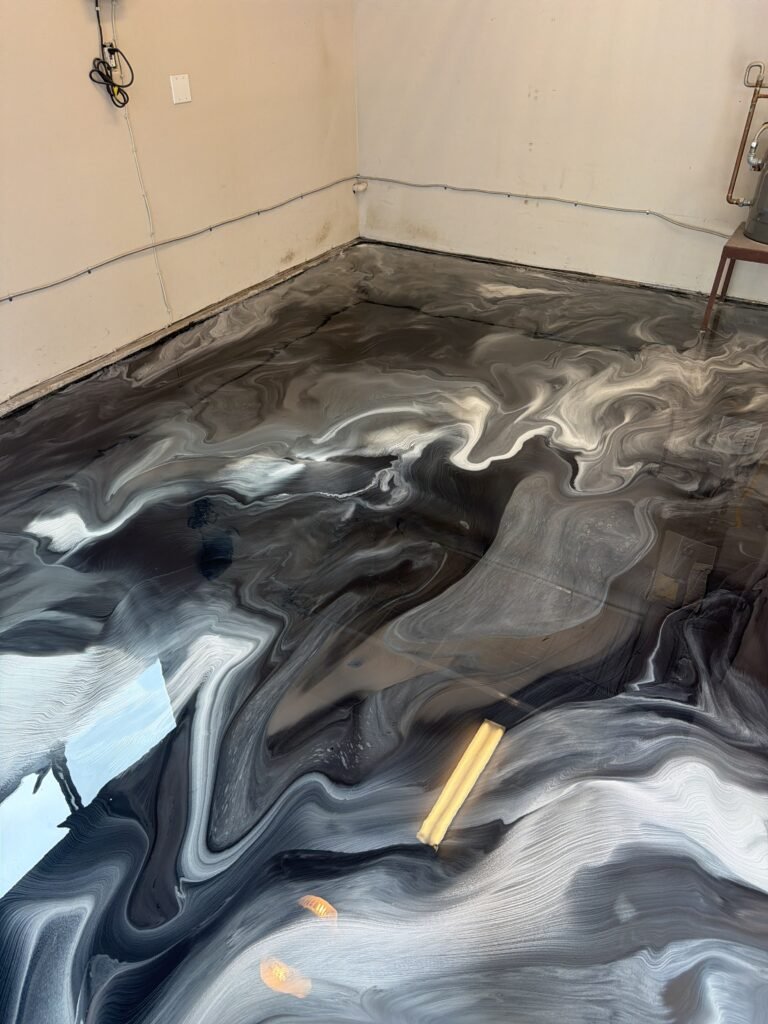 Metallic Epoxy Floor – Mercer Island
