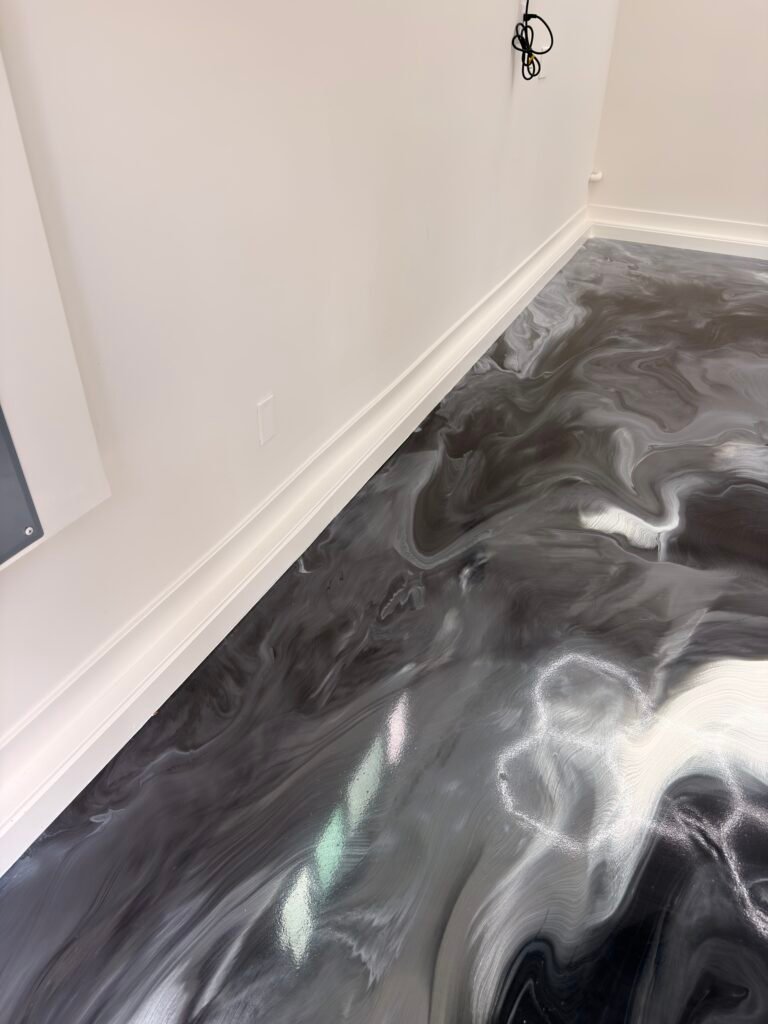 Metallic Epoxy Floor – Mercer Island