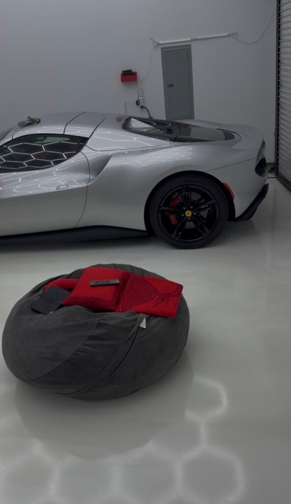 Ferrari Metallic Epoxy Floor
